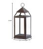 Large Bronze Contemporary Lantern