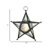 Modern Clear Glass Star Lantern - Stylish Home Decor Accent