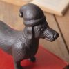 Dachshund Christmas Figurine