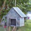 Farmhouse Denim Heart Birdhouse