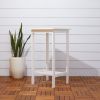 Bradley Outdoor Bar Table in White