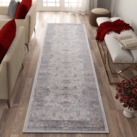 NAAR PAYAS Collection 2X8 Brown/Beige /Traditional Non-Shedding Living Room Bedroom Dining Home Office Stylish and Stain Resistant Area Rug