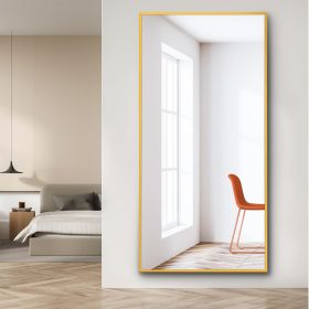 71x32 Inch Full Length Mirror, Modern Design Standing Floor Mirror, Full Body Mirror for Living Room, Bedroom, Bathroom, Cloakroom, Hallway