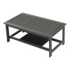 HIPS All-Weather Coffee Table, Outdoor / Indoor Use, Grey