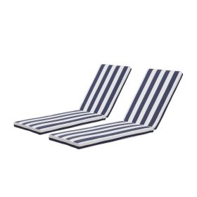 2PCS Set Outdoor Lounge Chair Cushion Replacement Patio outdoor furniture Seat Cushion Chaise Lounge Cushion