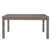 Weathered Gray Finish Rustic Style Dining Table Melamine Top 1pc Transitional Framing Wooden Furniture