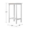 Bradley Outdoor Bar Table in White