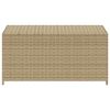 Garden Storage Box Mix Beige 50.2 Gal Poly Rattan