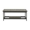 HIPS All-Weather Coffee Table, Outdoor / Indoor Use, Grey