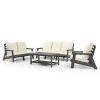 HIPS All-Weather Coffee Table, Outdoor / Indoor Use, Grey