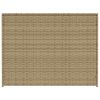 Garden Storage Box Mix Beige 259.9 Gal Poly Rattan