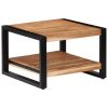 Coffee Table 23.6"x23.6"x15.7" Solid Acacia Wood