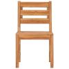 Patio Chairs 6 pcs Solid Wood Teak