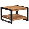 Coffee Table 23.6"x23.6"x15.7" Solid Acacia Wood