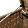 Garden Storage Box Mix Beige 259.9 Gal Poly Rattan