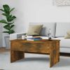 Coffee Table Smoked Oak 31.5"x19.9"x16.3" Engineered Wood