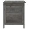 Patio Storage Box Anthracite 19.7"x19.3"x22.2" Solid Wood Fir