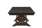 ACME Maisha Dining Table in Rustic Walnut 61030