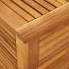 Garden Storage Box with Louver 35.4"x19.7"x22" Solid Wood Acacia