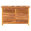 Garden Storage Box with Louver 35.4"x19.7"x22" Solid Wood Acacia