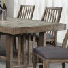 Classic Stye Dining Table 1pc Distressed Light Brown Finish Wood Rustic Design Dining Furniture