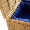 Patio Storage Box 43.3"x20.5"x21.7" Bamboo