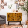 Modern Floor Storage Sideboard Buffet Storage Cabinet