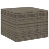 Garden Storage Box Gray 76.9 Gal Poly Rattan